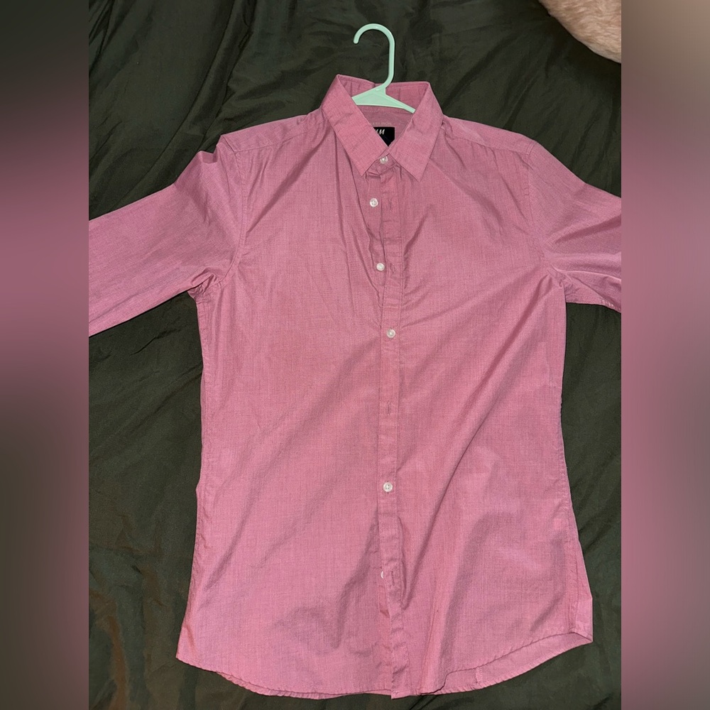 Light Red Button Up Shirt - H&M
